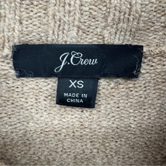J. Crew mock neck sweater in super soft yarn merino alpaca blend xs - Picture 8 of 10
